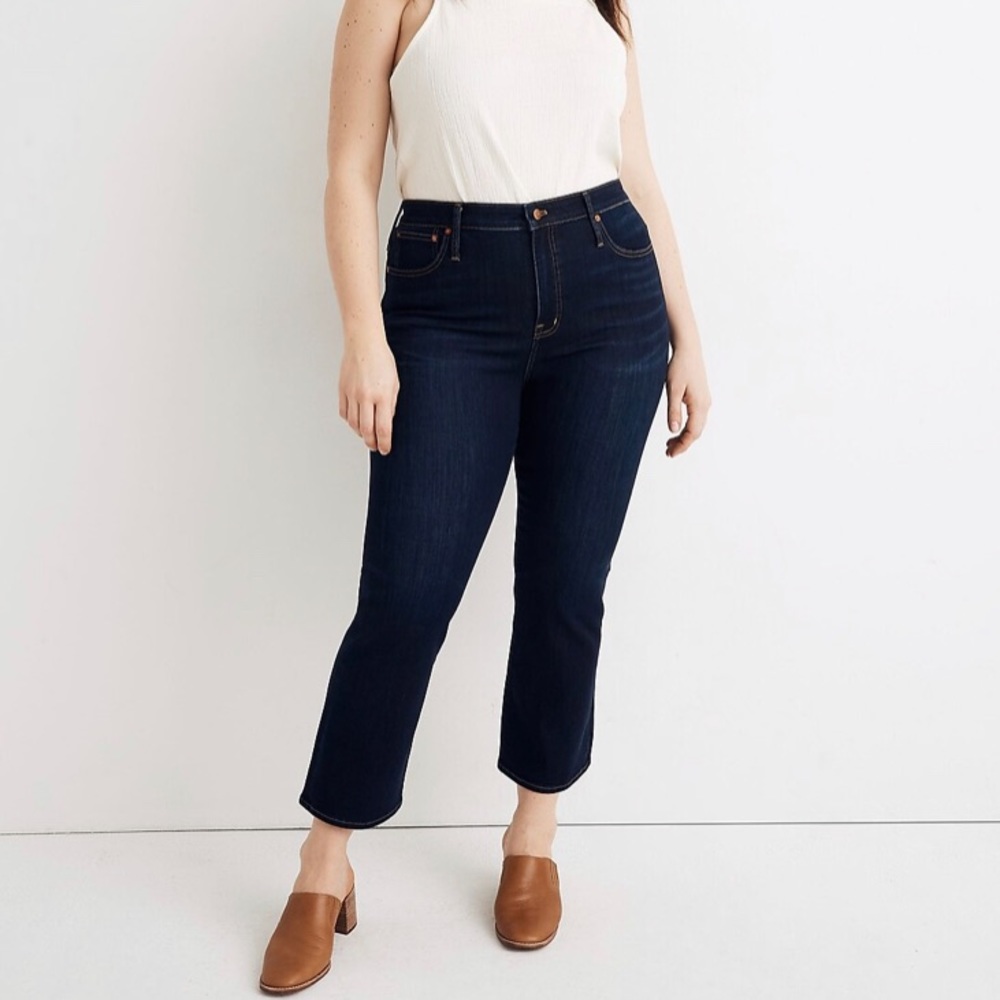 Madewell Curvy Cali Demi-Boot Jeans Larkspur Wash 27